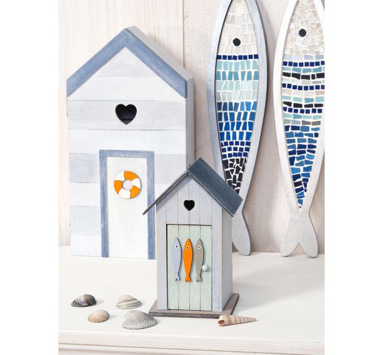 Holz-Fisch mit Rahmen