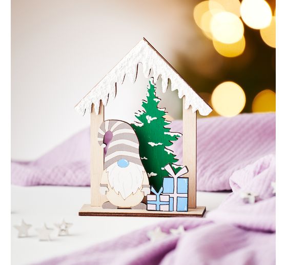 VBS Holz-Steckmotiv "Wichtelhaus"