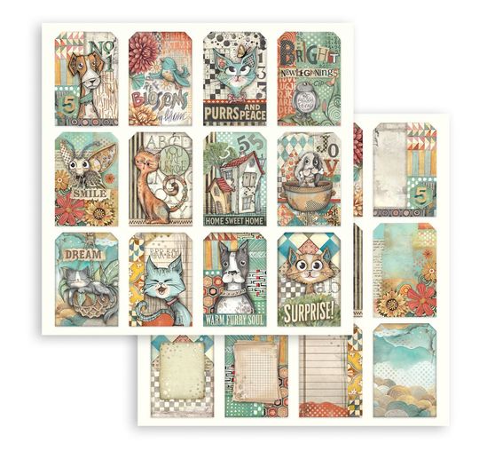 Bloc de papier scrapbooking « Furry Friends »