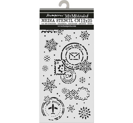 Pochoir « Gear up for Christmas - Snowflakes »