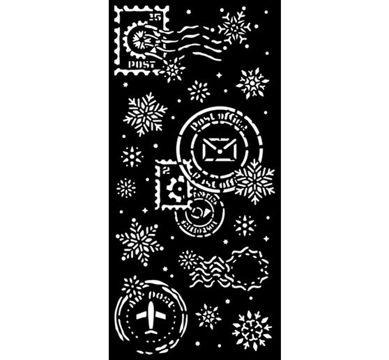 Pochoir « Gear up for Christmas - Snowflakes »