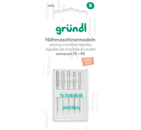 Sewing machine needles universal, No. 70 - 90