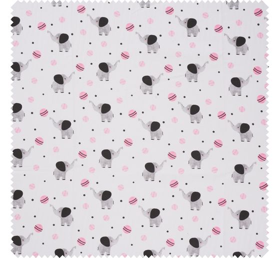 Tissu coton au mètre « Éléphant Lilo »