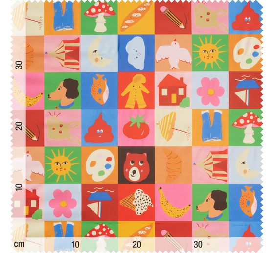 Polyester-Stoff "Funny" PU beschichtet