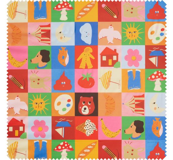 Polyester-Stoff "Funny" PU beschichtet