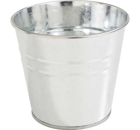 Pot à plantes en zinc