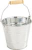 Metal pot with handle