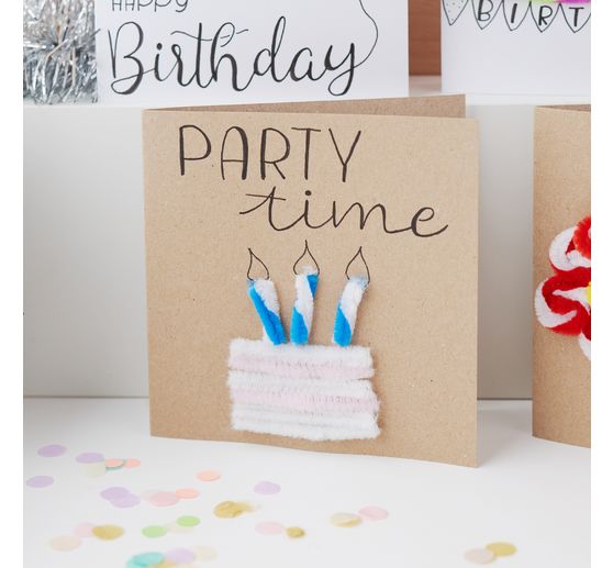 Fils chenille VBS « Rayé »