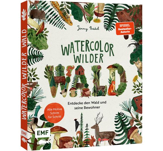 Livre &laquo; Watercolor -&nbsp;Wilder Wald &raquo;