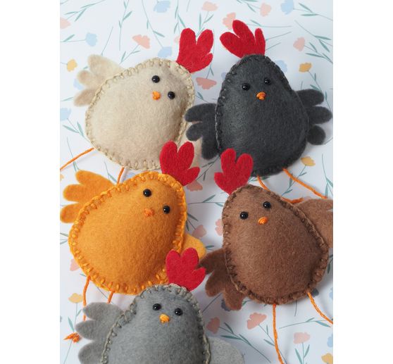 Felting set "Chickens"