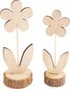 Fleurs en bois VBS &laquo; Marguerite &raquo;, set de 2