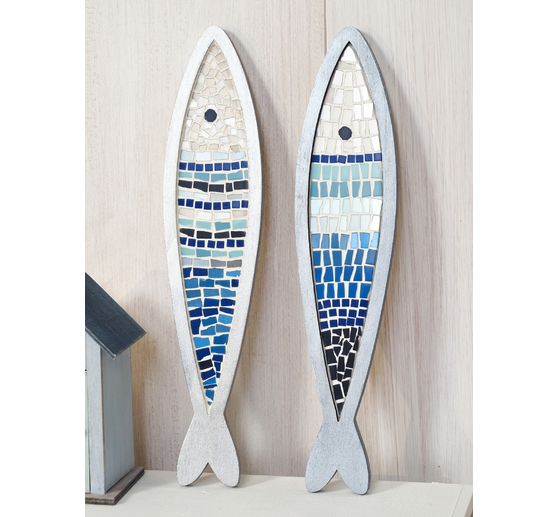 Holz-Fisch mit Rahmen