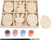 VBS Wooden motifs "Easter" with paint and brush