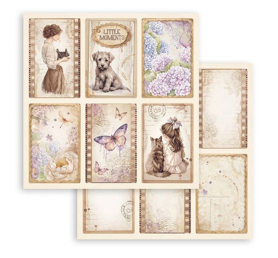 Bloc de papier scrapbooking « Quiet Days »