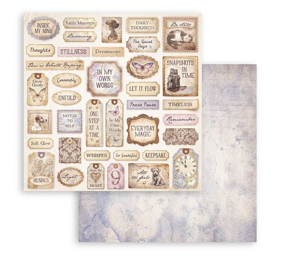 Bloc de papier scrapbooking « Quiet Days »