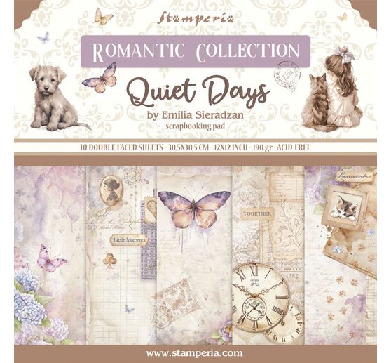 Bloc de papier scrapbooking « Quiet Days »