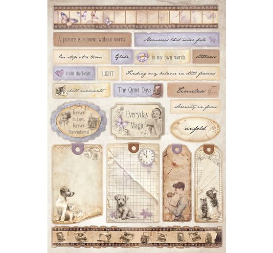 Junk Journal Book "Quiet Days"