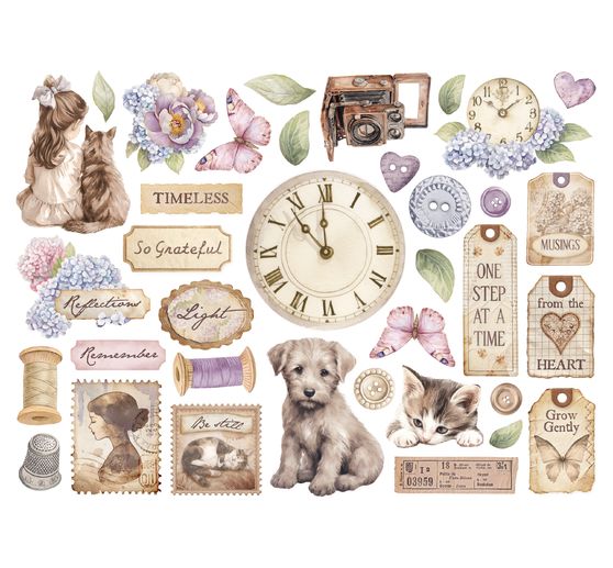 Motifs estampés « Quiet Days »