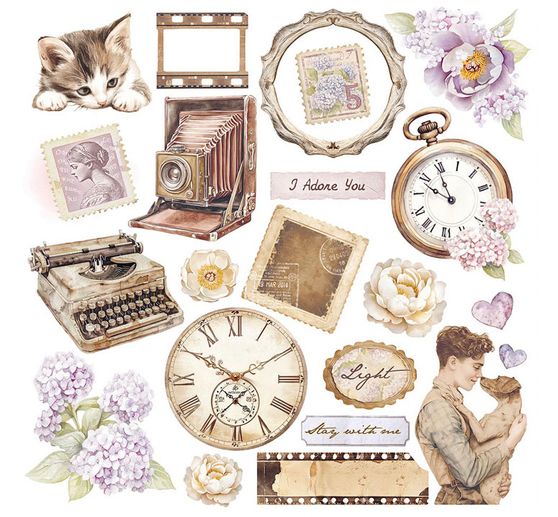 Rub On assortment "Quiet Days"