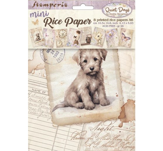 Motiv-Strohseiden Sortiment "Quiet Days"