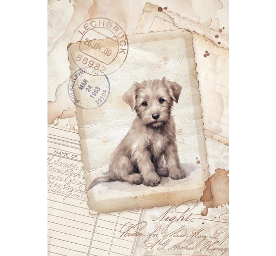 Motiv-Strohseiden Sortiment "Quiet Days"