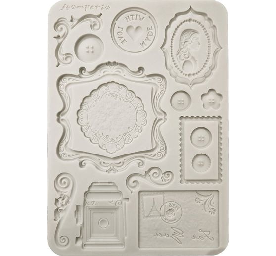 Silicone mould A5 "Quiet Days - Plates"