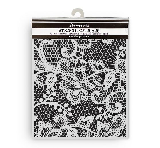 Stencil "Quiet Days- Floral Lace"