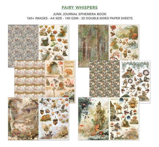 Junk Journal & Ephemera Book « Fairy Whispery »