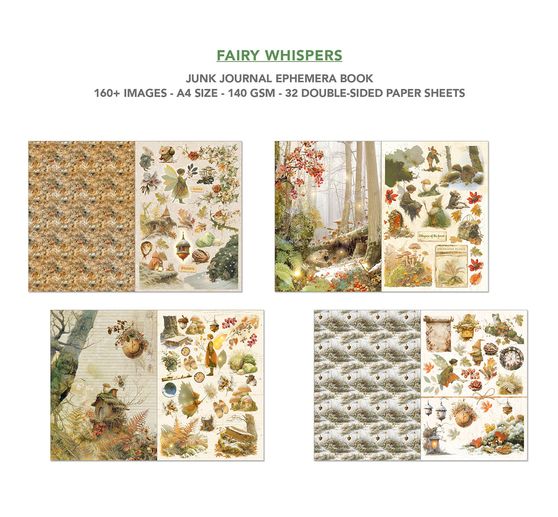 Junk Journal & Ephemera Book « Fairy Whispery »