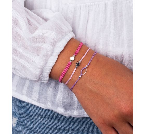 Perles en m&eacute;tal &laquo; Hexagon &raquo;