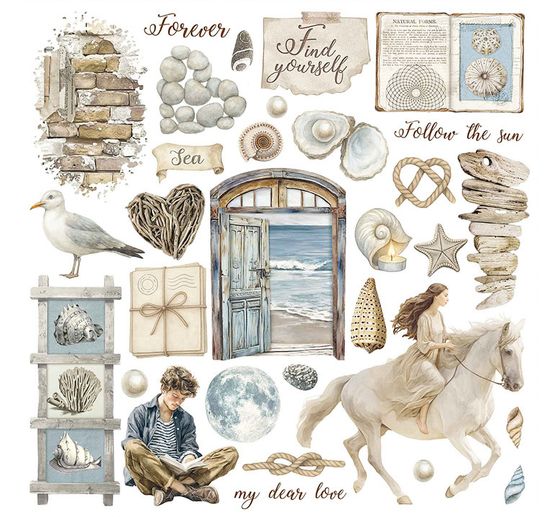 Rub On Sortiment "Silent Sea"