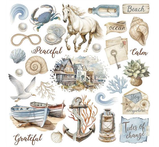 Rub On Sortiment "Silent Sea"