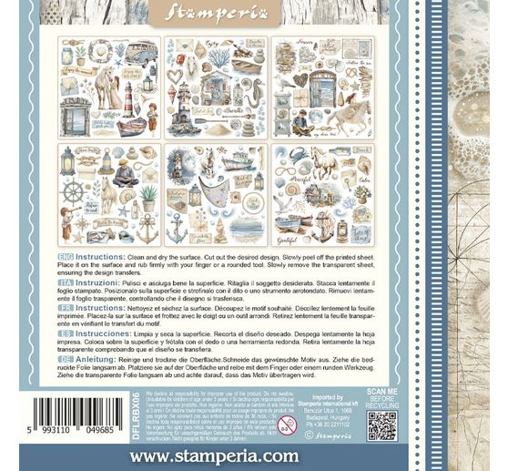 Rub On Sortiment "Silent Sea"