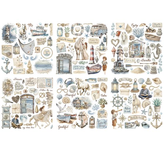 Rub On Sortiment "Silent Sea"