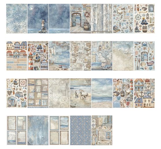 Junk Journal Book "Silent Sea"