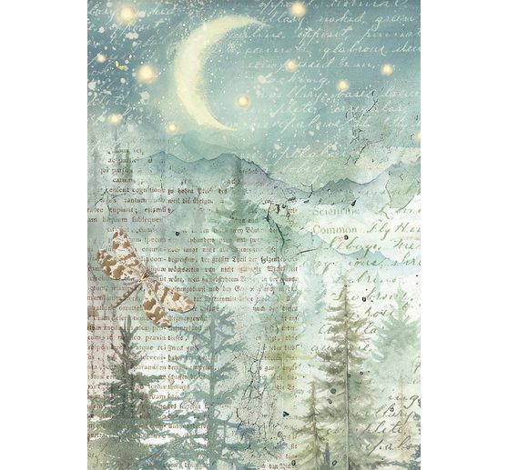 Motif straw silk assortment "Herbarium Silvae", set of 8