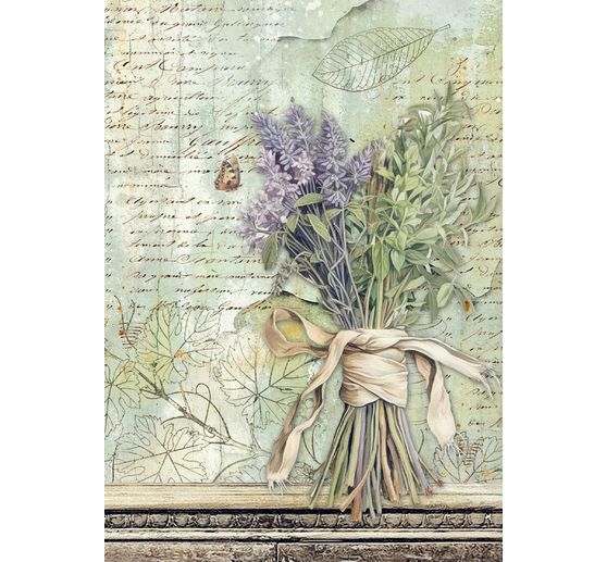 Motif straw silk assortment "Herbarium Silvae", set of 8