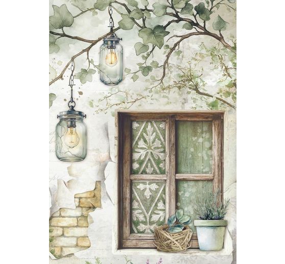 Motif straw silk assortment "Herbarium Silvae", set of 8