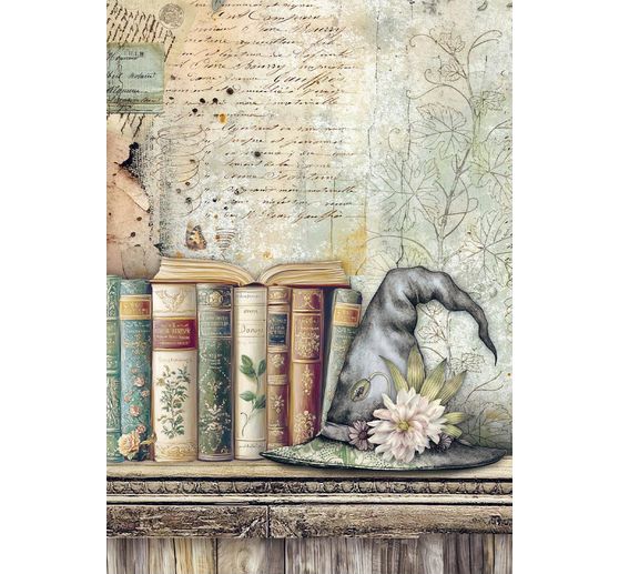 Motif straw silk assortment "Herbarium Silvae", set of 8