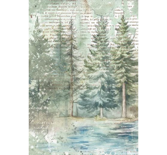 Motif straw silk assortment "Herbarium Silvae", set of 8