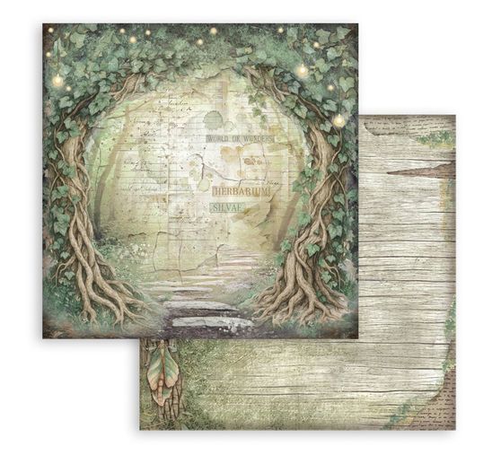 Scrapbook block "Herbarium Silvae Backgrounds"