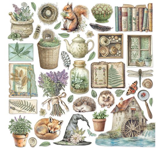 Scrapbook-Block "Herbarium Silvae"