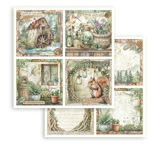 Scrapbook-Block "Herbarium Silvae"