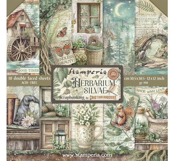 Scrapbook-Block "Herbarium Silvae"