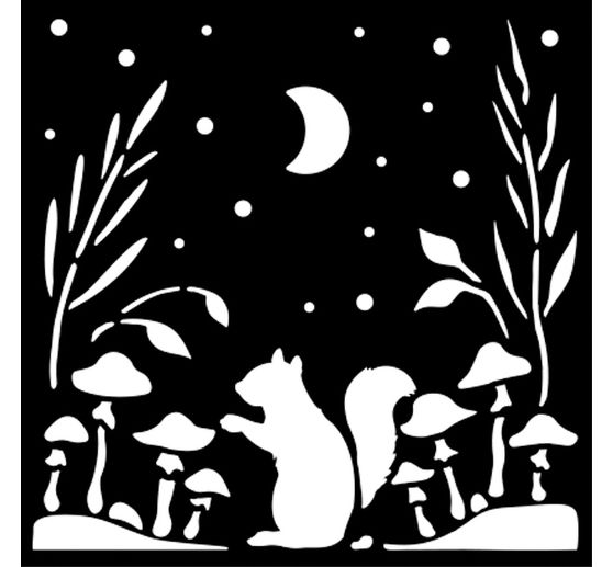 Schablone "Herbarium Silvae - Squirrel"