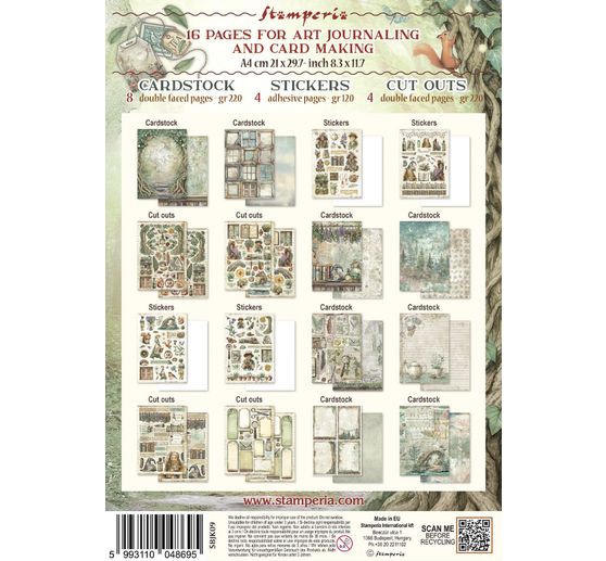 Junk Journal Book "Herbarium Silvae"