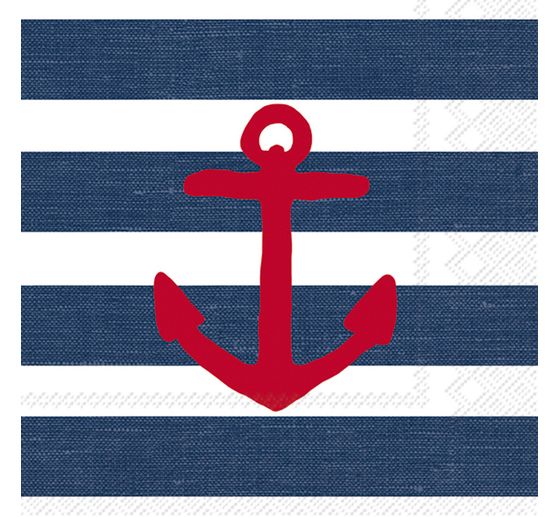 Serviette "Anchor blue"