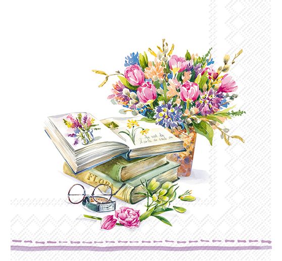 Serviette "Spring Novels"