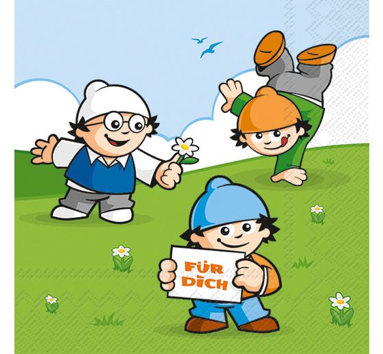 Napkin "Mainzelmännchen"