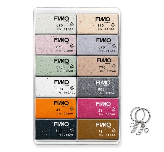 Assortiment FIMO soft « Boho Effect », 12 couleurs